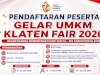 Pendaftaran Gelar UMKM Klaten Fair 2026 Resmi Dibuka