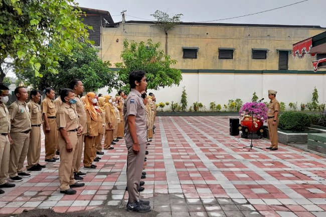 Pelaksanaan Kegiatan Apel Pagi