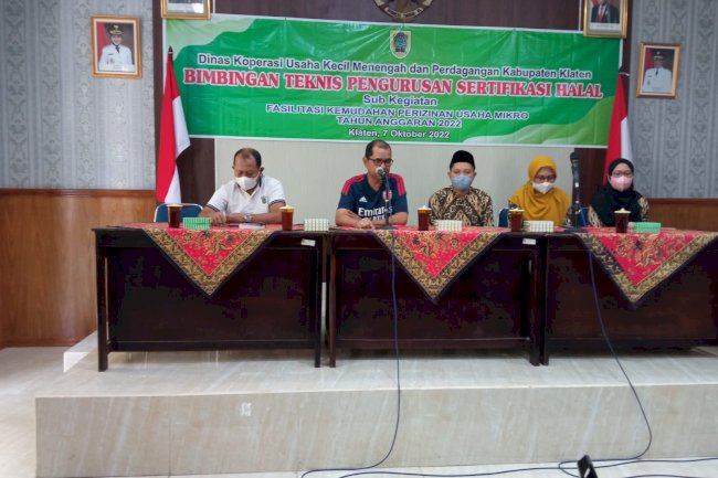 Bimbingan Teknis Pengurusan Sertifikat Halal
