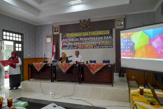 Pembinaan dan Pengawasan Distribusi Pengemasan dan Pelabelan Bahan Berbahaya