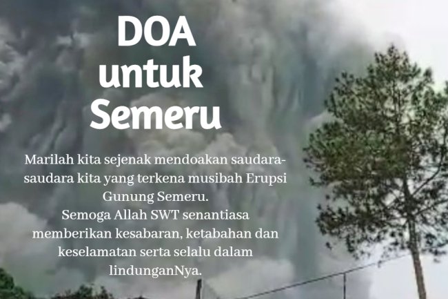 DOA UNTUK SEMERU