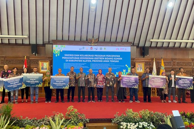 Launching Sinergi dan Kolaborasi Program Dalam Rangka Percepatan Penghapusan Kemiskinan Ekstrem Bidang KUMKM