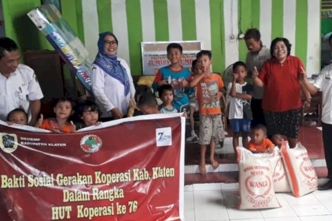 Kegiatan Sosial Gerakan Koperasi dalam Rangka Harkop ke-76