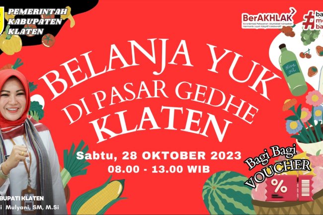 Mari Belanja di Pasar Gedhe Klaten !!