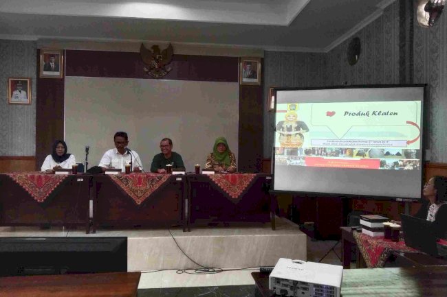 DKUKMP Kab. Klaten Menerima Kunjungan dari Dinas Koperasi dan Usaha Mikro Kab. Nganjuk