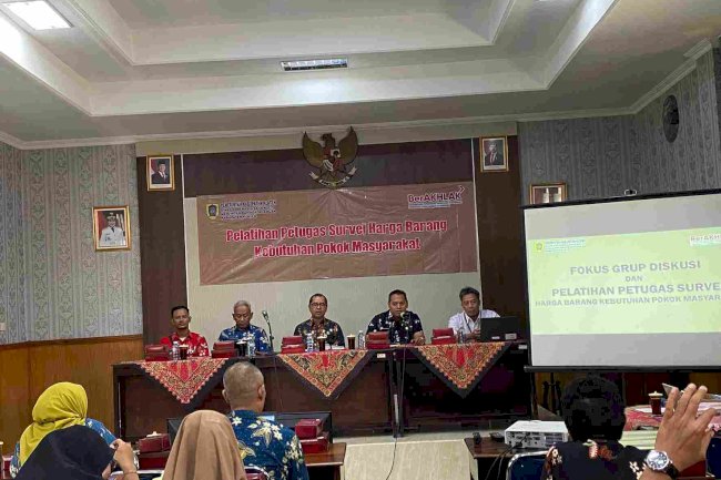FGD dan Pelatihan Petugas Survei Harga Barang Kebutuhan Pokok Masyarakat