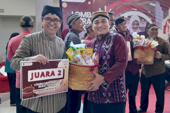 Turut Memeriahkan Lomba Masak dan Merangkai  Buket Sayur Dalam Rangka Memperingati hari Ibu Tahun 2024