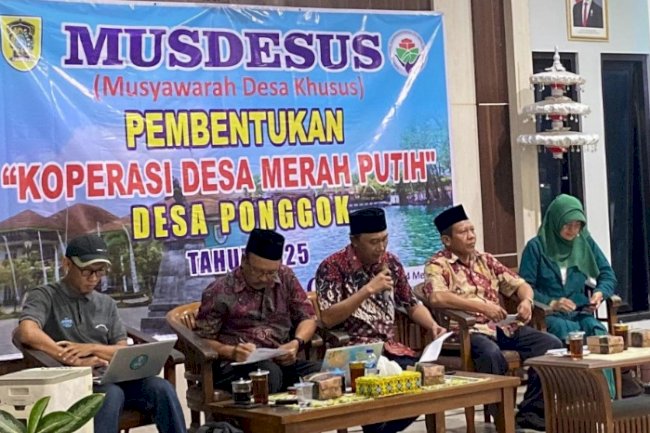 Musyawarah Desa Khusus Pembentukan Koperasi Desa Merah Putih