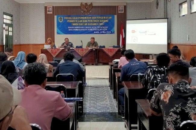 Sosialisasi Pembinaan dan Pengawasan Pengelolaan dan Perizinan Gudang Tanda Daftar Gudang (TDG)