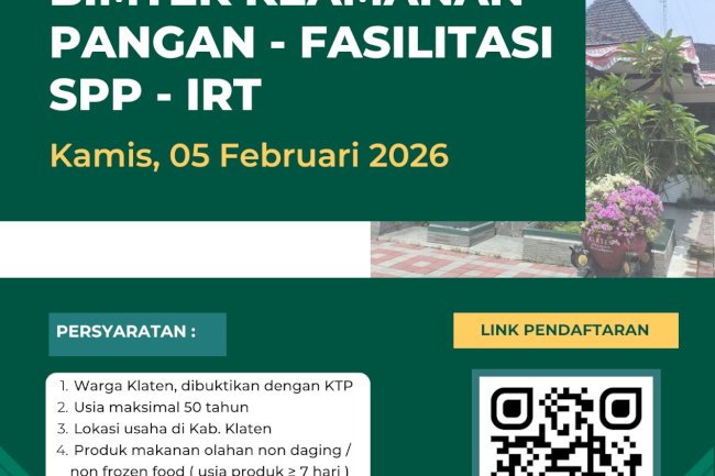 Bimtek Keamanan Pangan untuk Dapatkan Sertifikat SPP-IRT