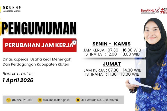 Perubahan Jam Kerja