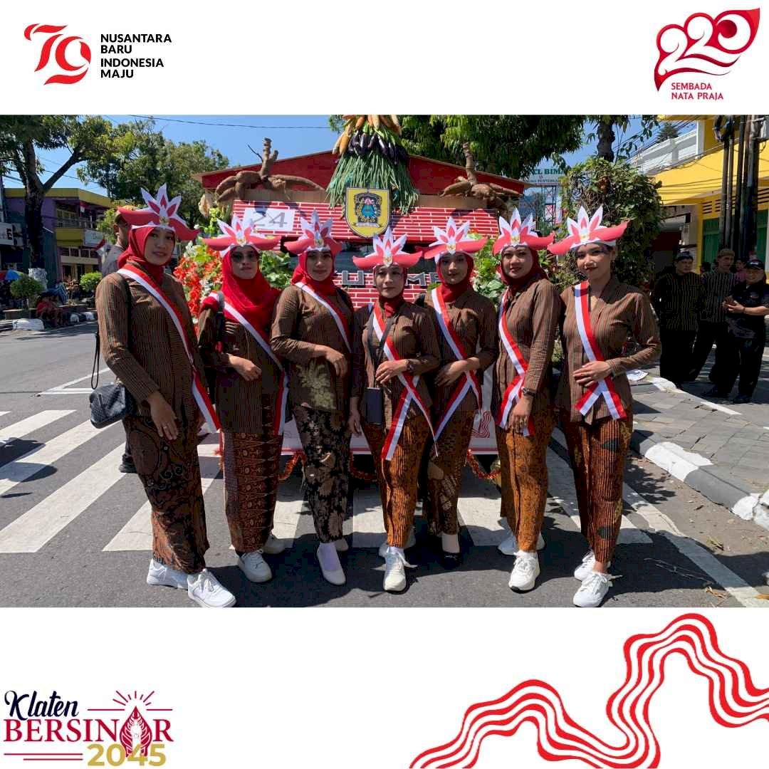 DKUKMP Kabupaten Klaten Turut Memeriahkan Karnaval Pembangunan Kabupaten Klaten Tahun 2024