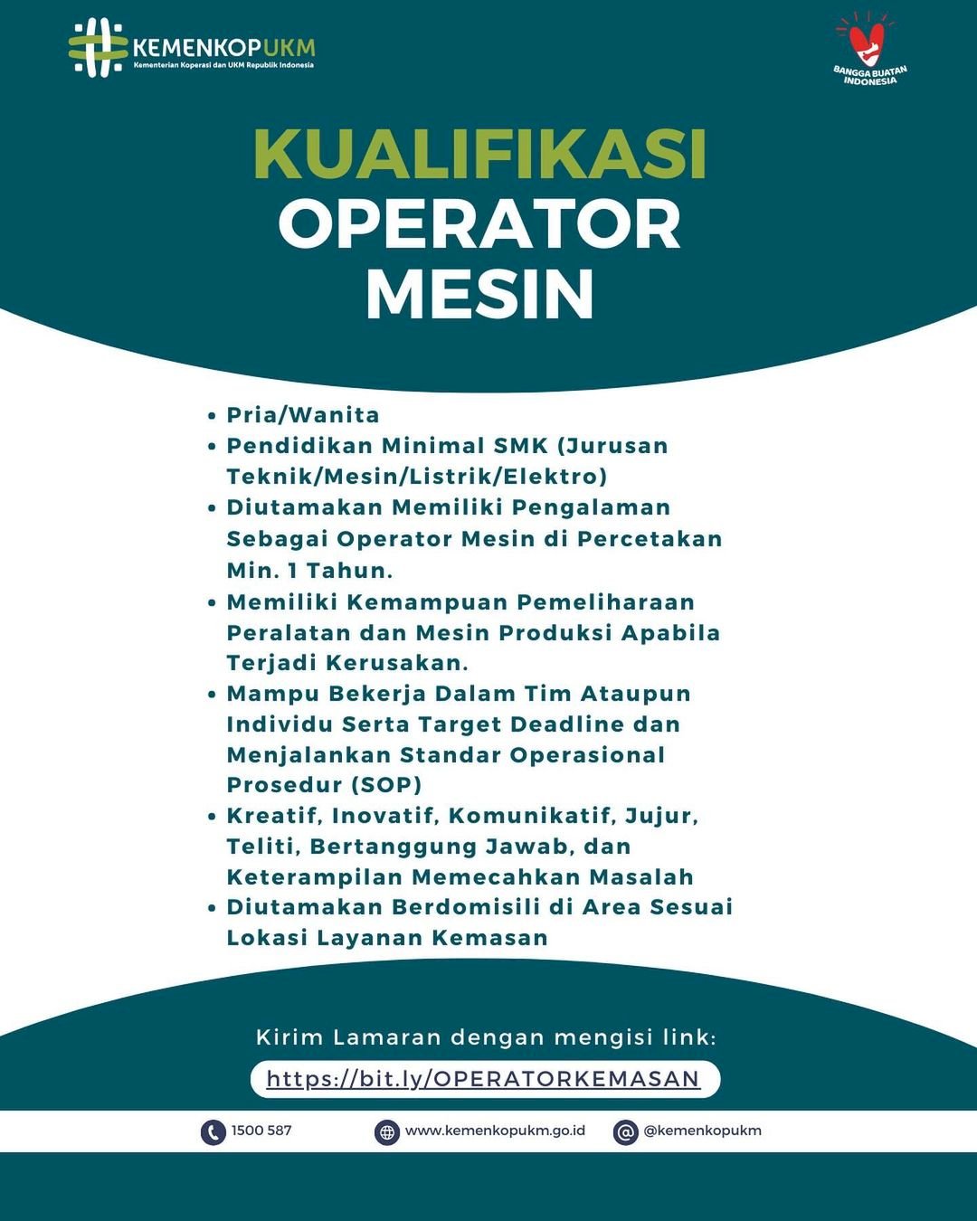 Open Recruitment Layanan Kemasan Produk UMKM Kabupaten Klaten