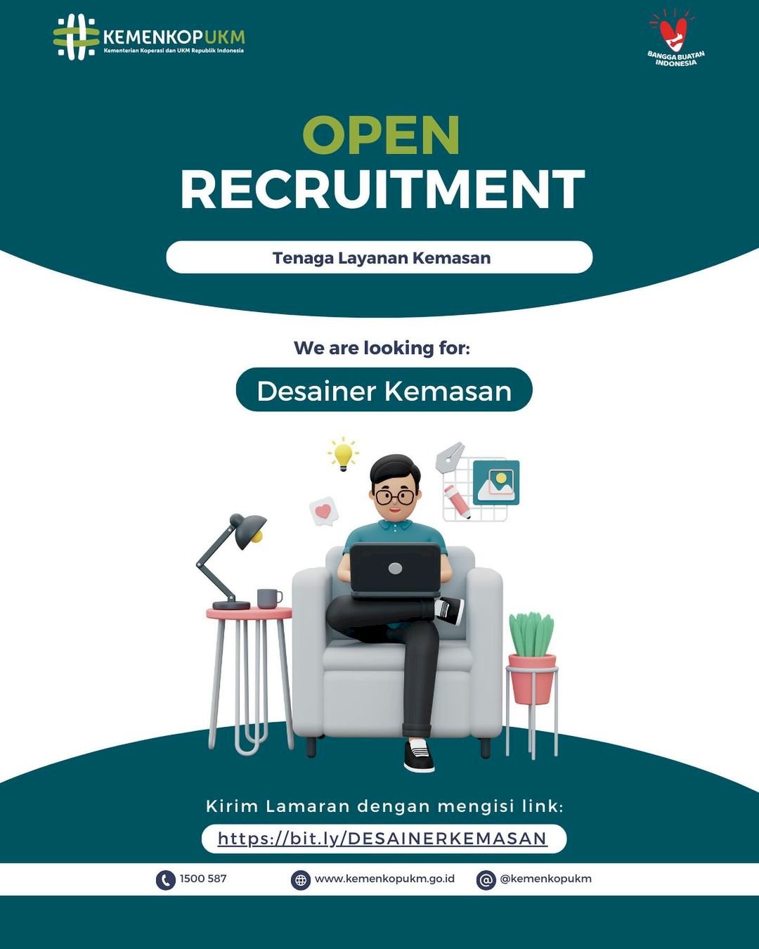 Open Recruitment Layanan Kemasan Produk UMKM Kabupaten Klaten