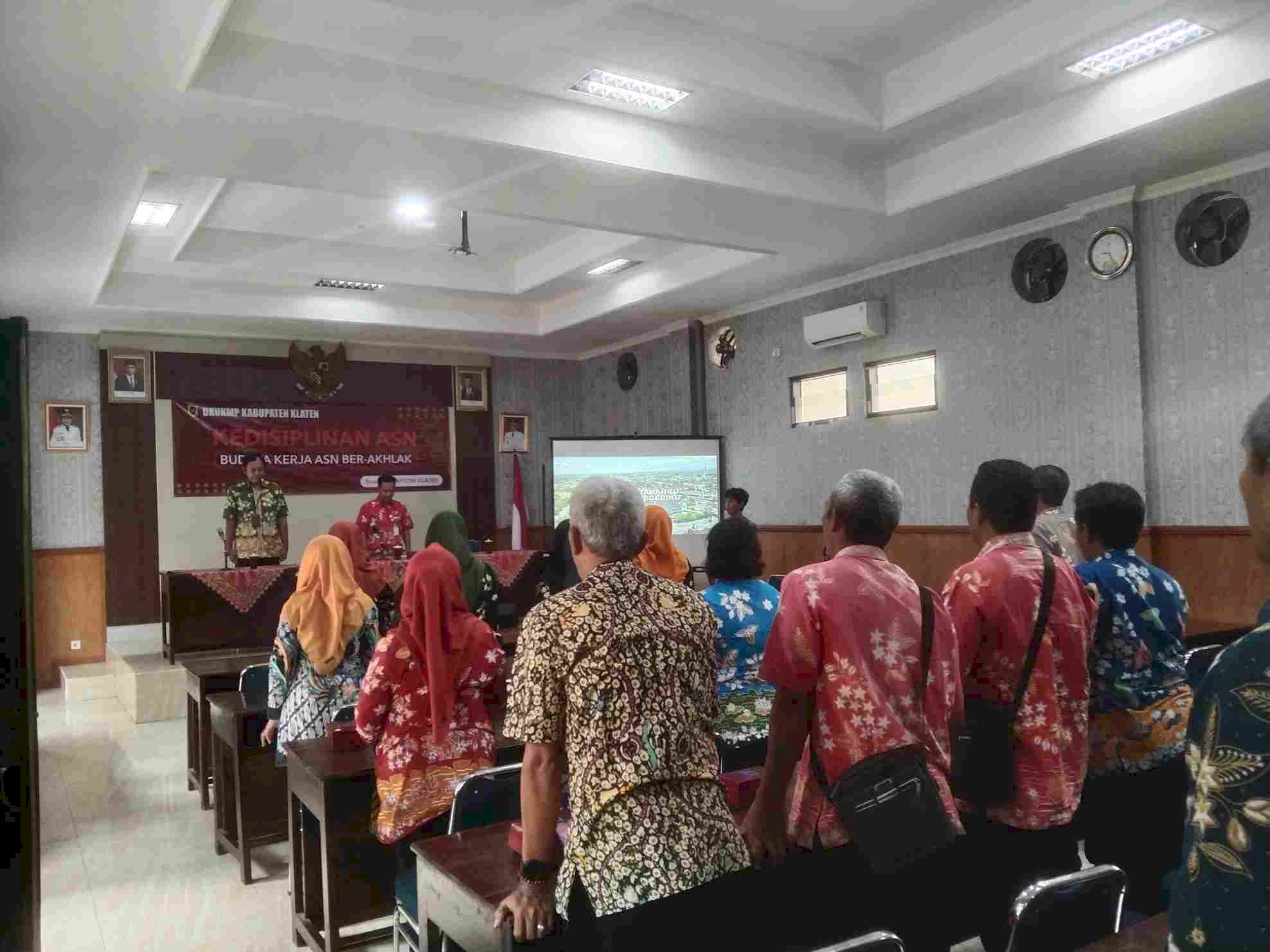 Sosialisasi Kedisiplinan ASN Bersama BKPSDM Kabupaten Klaten