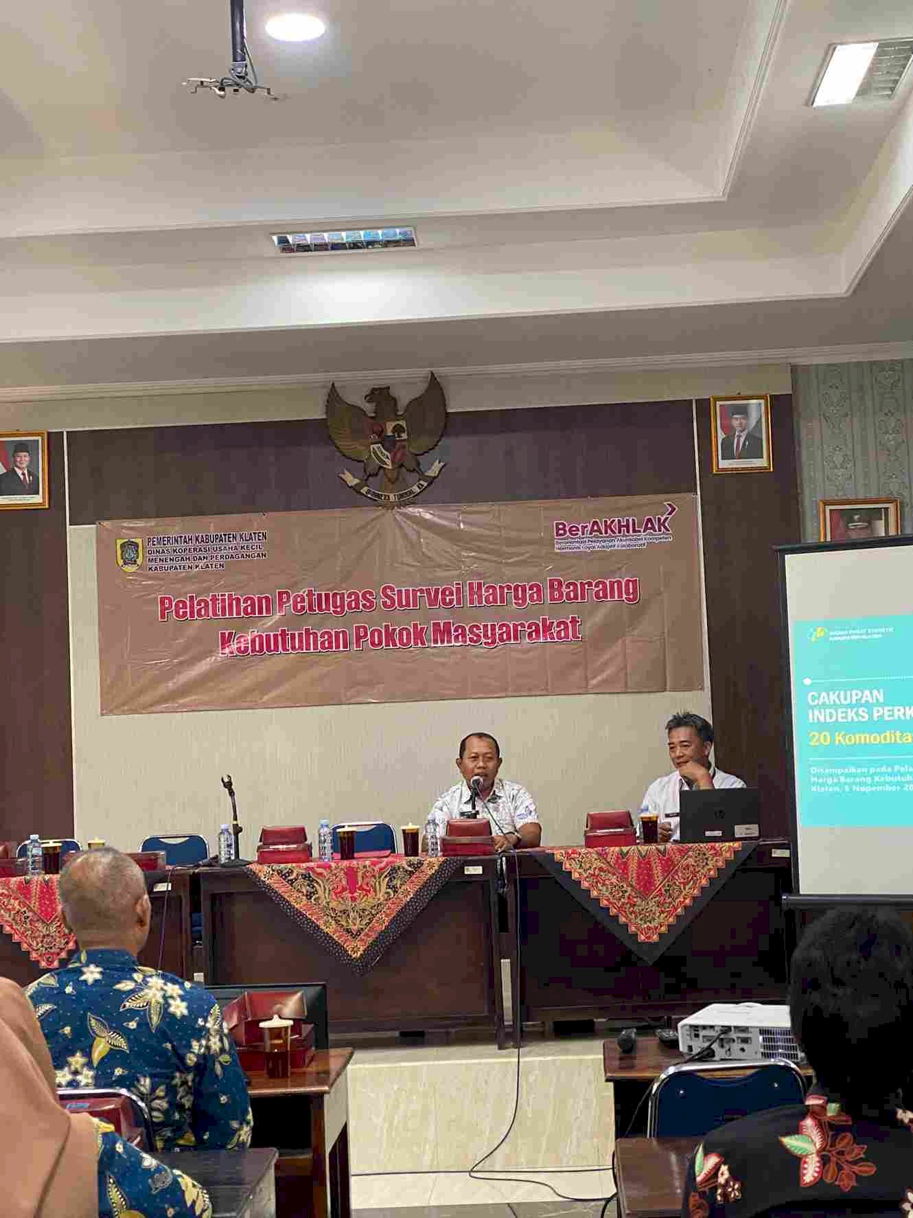 FGD dan Pelatihan Petugas Survei Harga Barang Kebutuhan Pokok Masyarakat