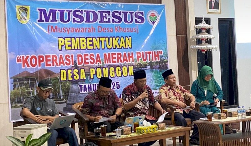 Musyawarah Desa Khusus Pembentukan Koperasi Desa Merah Putih