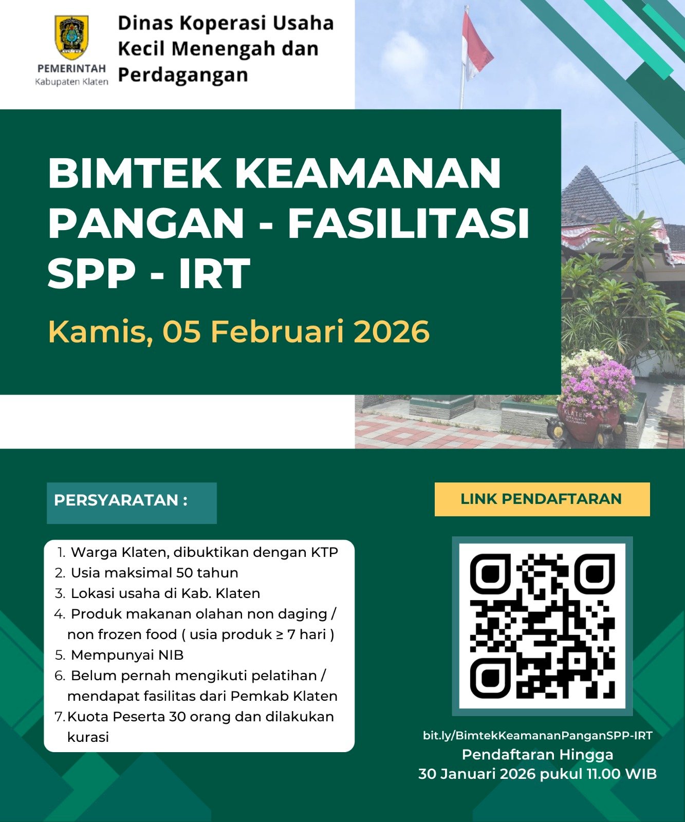 Bimtek Keamanan Pangan untuk Dapatkan Sertifikat SPP-IRT